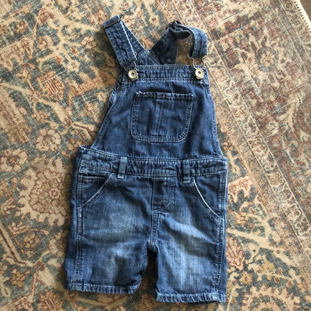 Jean overall shorts for girls